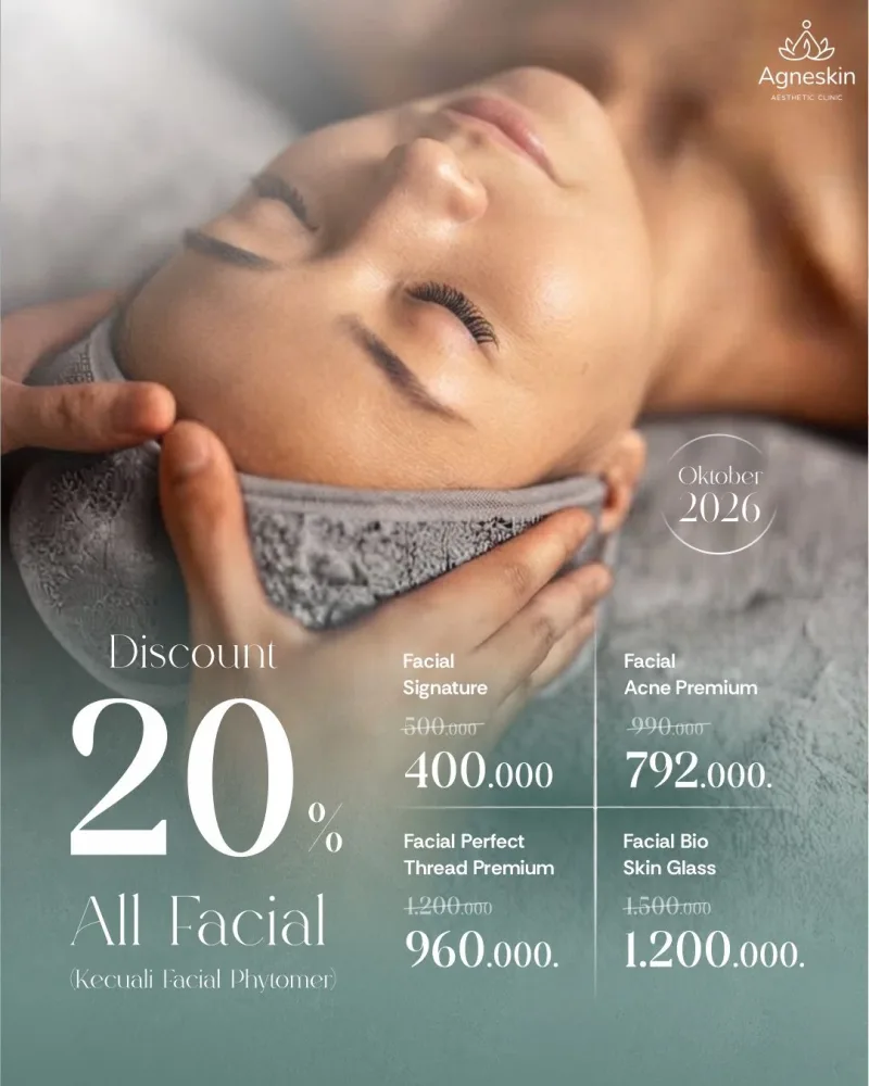 Promo Banjarbaru: diskon 20% All Facial