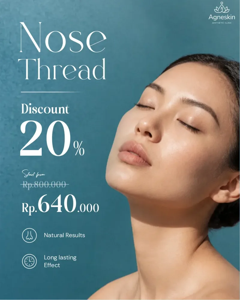 Promo Banjarmasin: diskon 20% Nose Thread