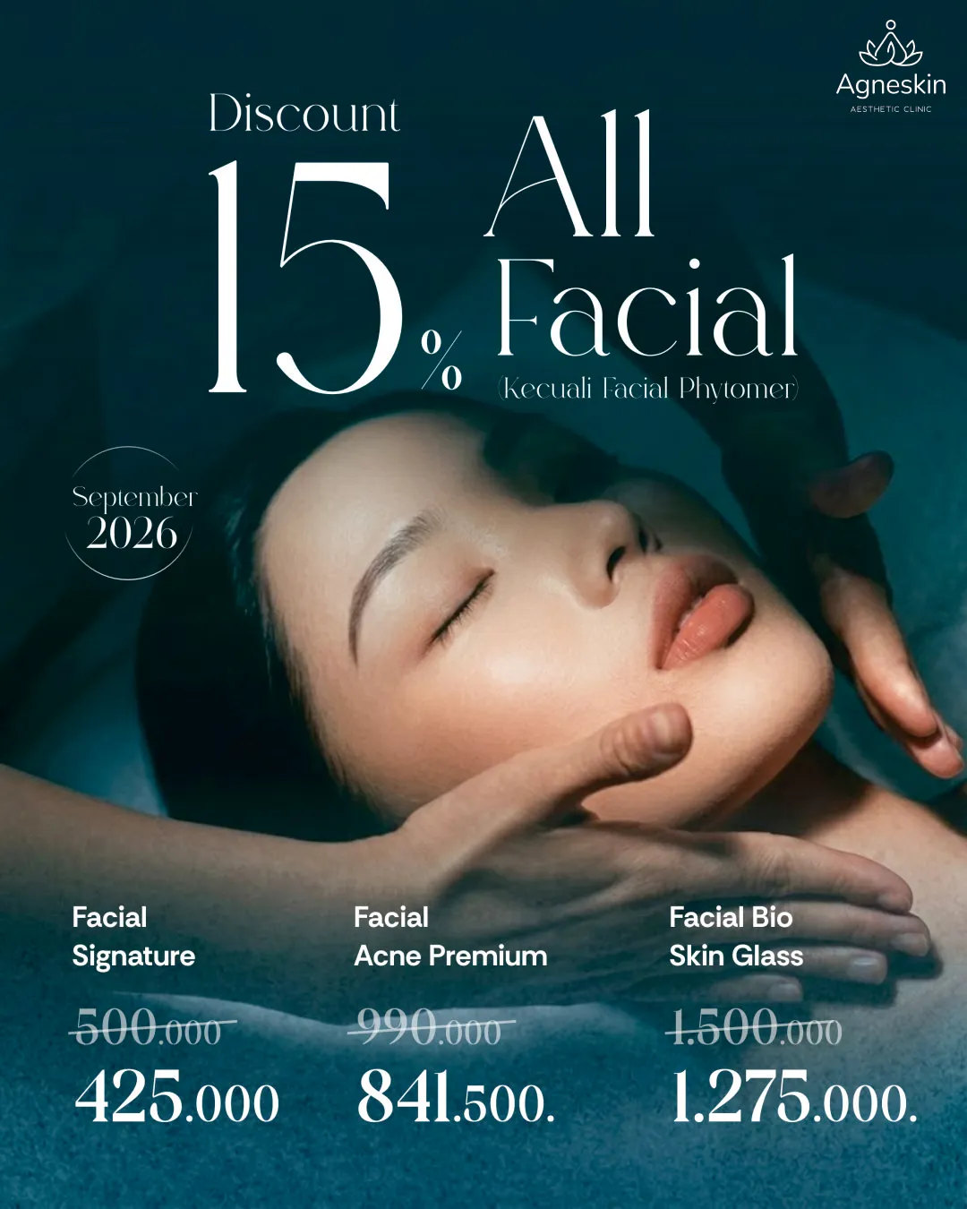 Promo diskon 15% All Facial