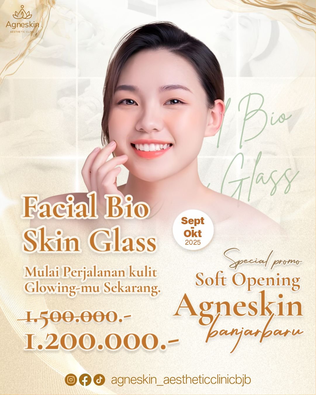 Facial bio skin glas