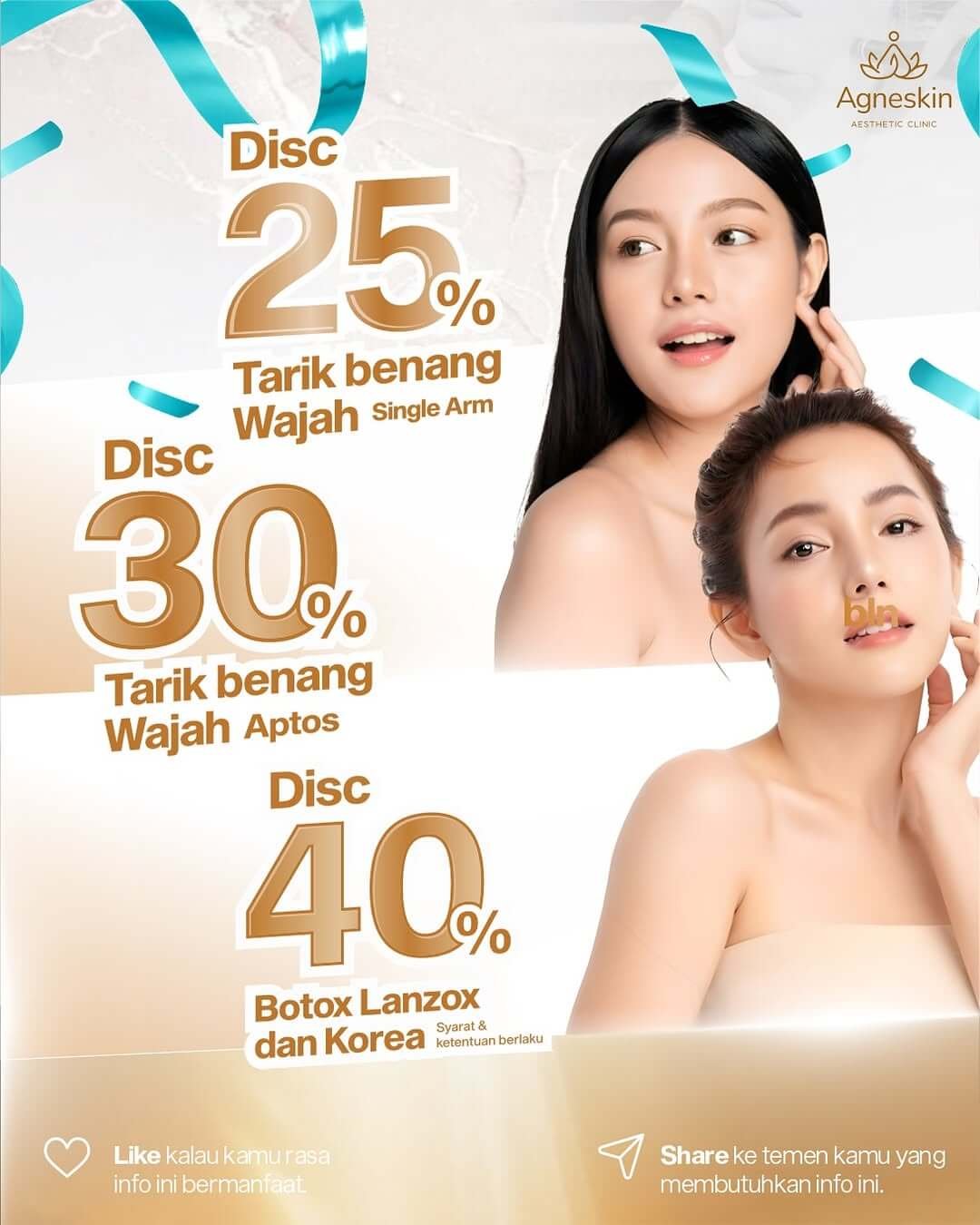 GO Celebration Agneskin Banjarbaru is here! ✨ Nikmati promo gila-gilaan yang cuma ada selama per (4)