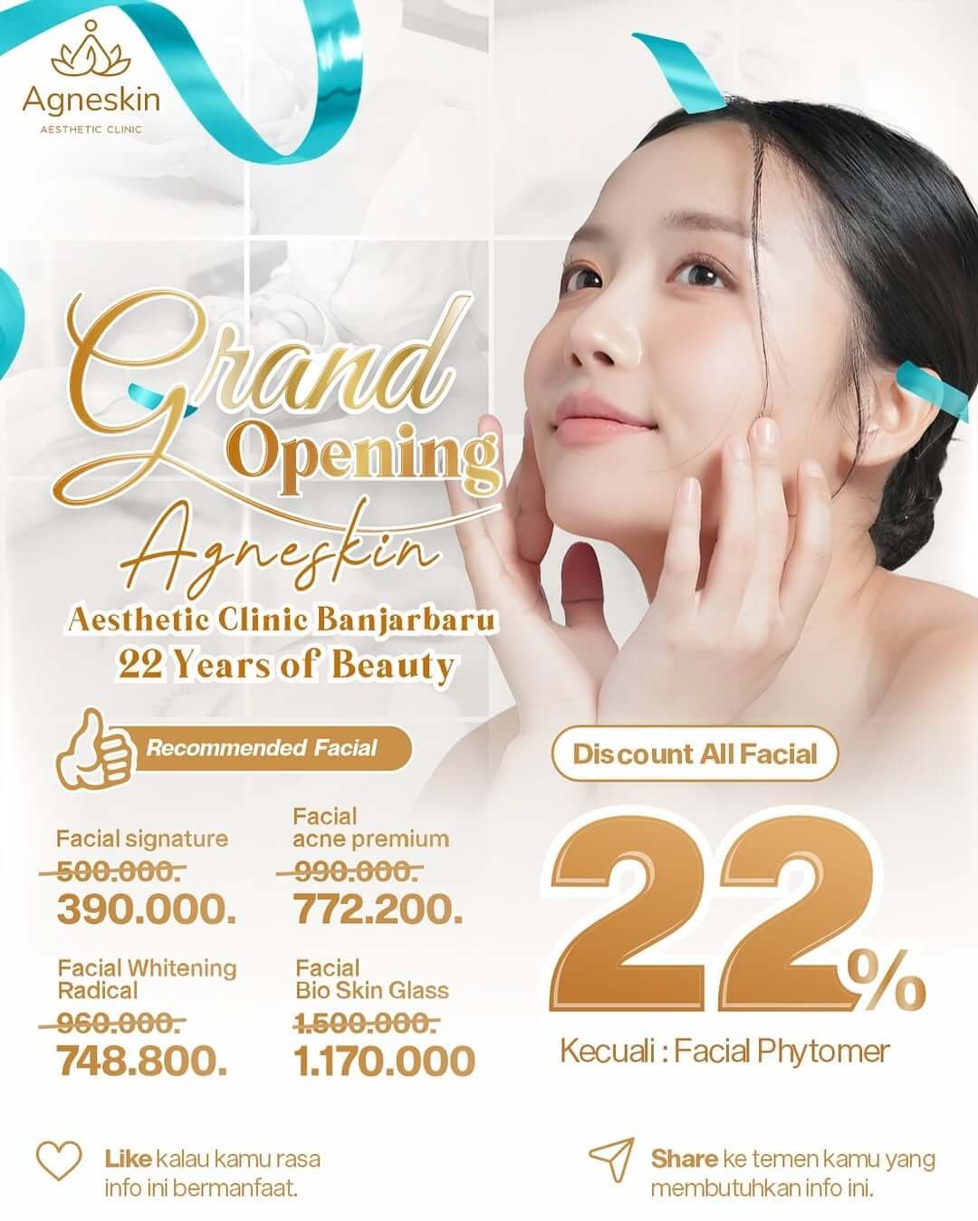 GO Celebration Agneskin Banjarbaru is here! ✨ Nikmati promo gila-gilaan yang cuma ada selama per (8)