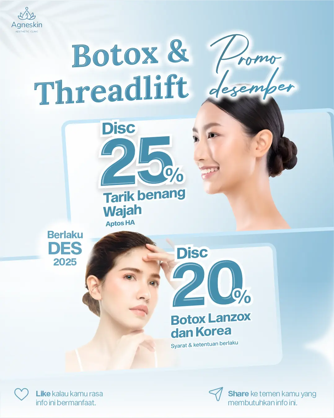 Botox and thread lift