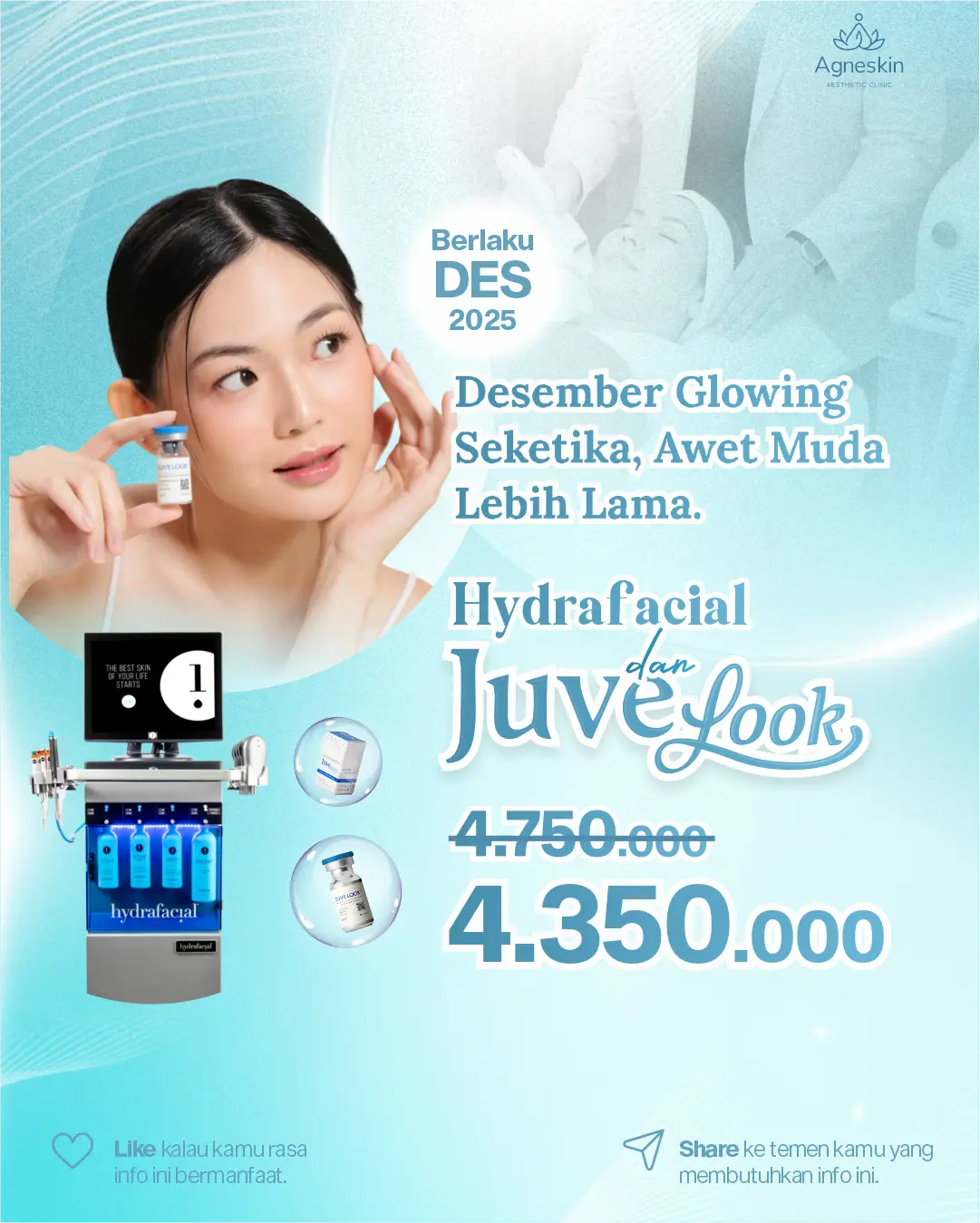 Hydrafacial dan juvelook