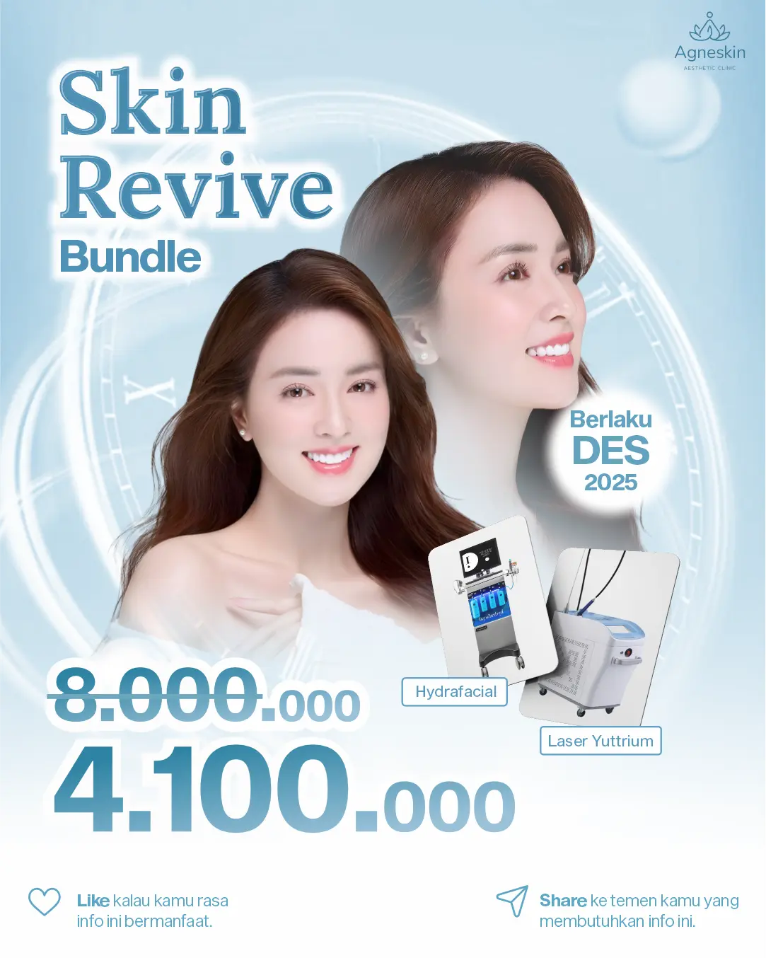 Hydrafacial dan laser yuttrium